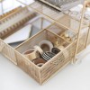 Workspace Gold Desk Organizer and Accessories Desktop Rack with File