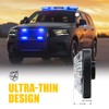 Xprite Blue LED Emergency Strobe Lights Kit for Vehicles -