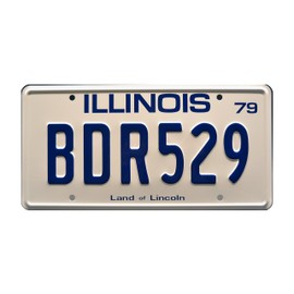 Celebrity Machines Blues Brothers | BDR529 | Metal Stamped License Plate