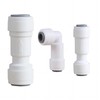 Qrity 1 Piece 1/4 Inch Push Fit Straight Quick Connect