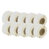 10x Label compatible to Dymo 99017 12 mm x 50