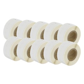 10x Label compatible to Dymo 99017 12 mm x 50 mm (Pack of 220) LabelWriter 330 Series LabelWriter 450 Series