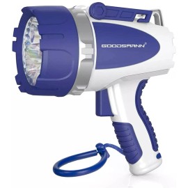 GOODSMANN Rechargeable Spotlight Waterproof LED Flashlight 3000 Lumen
