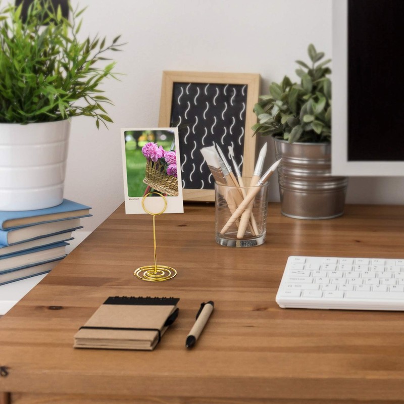 TecUnite 24 Pieces 3.35 Inch Table Number Holder Place Card