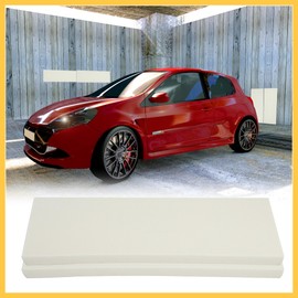 REPAIROCK 400x150x20mm 2pcs Car Garage Wall Guard Door Bumper Protector Anti Collision Water Resistance EVA White Auto Replacement Parts