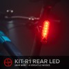[New 2025] ZIREN-V2 High-Traffic Bike Horn Siren Bell & LED
