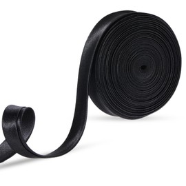 197 Inches Corset Ribbon Laces Elegant Black Straps for Dress Adjustable Fit Satin Corset Ribbon Back Lace up Corsets Replacement Zipper or Buttons Belt Accessories