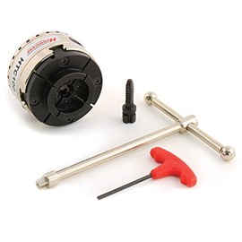 Hurricane Turning Tools, HTC100, 4" Four Jaw Woodturning Chuck Kit, with 1 1/2"x 8 TPI Insert and Dovetail Jaws, for Wood Lathes