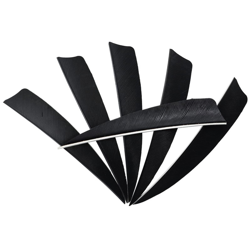 OBTOUTDOOR OUBOTER Pack of 60 Archery Arrow Feathers, 4 Inch