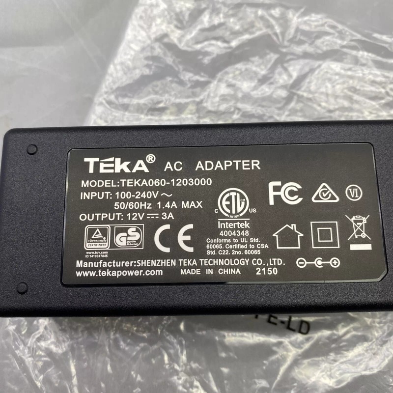 Teka Ac Adapter Model TEKA060-120300