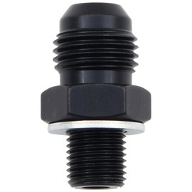 Fragola 491961-BL Black Size (-6) x 10mm x 1.0 Weber Male Adapter Fitting