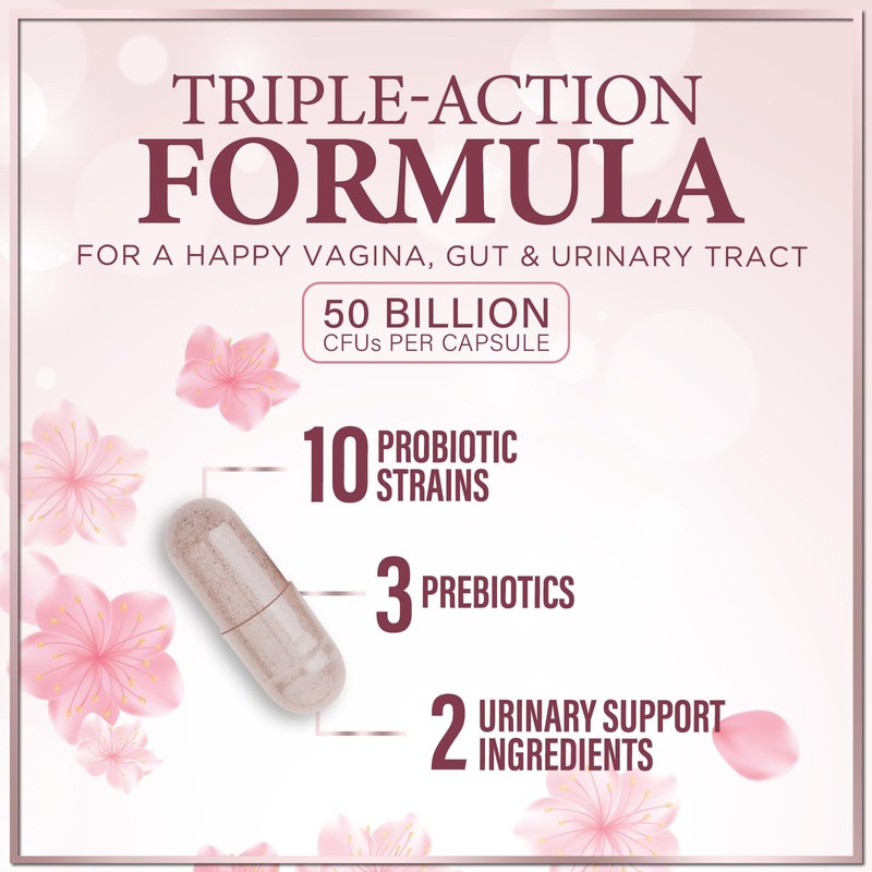 Vaginal Probiotics for Women - Vaginal PH Flora Feminine Health