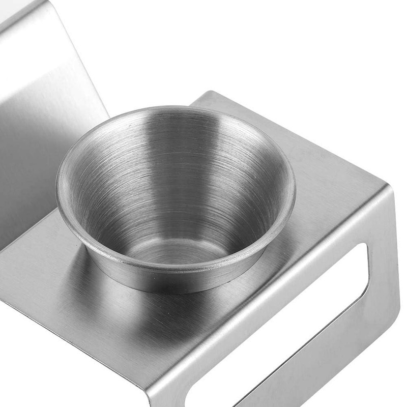 Stainless Steel Taco Holder, Silver Pancake Stand Rack with Sauce