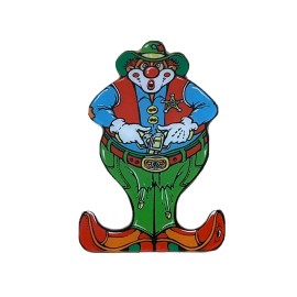 Williams Cyclone Clown Key Fob Plastic Hurricane PROMO Pinball Machine Vintage