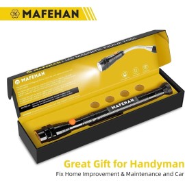 Brand: MAFEHAN Father’s Day Gifts for Dad – LED Magnetic Pickup Tool with Telescoping Black
