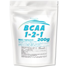 JAY&CO. Easy Dissolve BCAA Powder, Additive-Free, Flavor-Free, Non-GMO (200g)