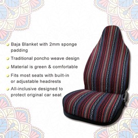 uxcell Universal Soft Blanket Bucket Seat Cover Mat for Car Vehicle Automotive