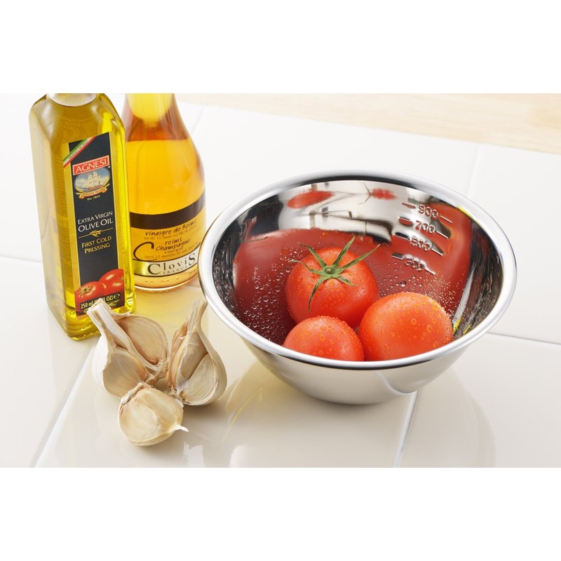 Measure Bowl 2 pcs, 7.1, 8.3 inches (18, 21 cm),