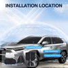 Sunsdrew 8PCS Foldable Sun Shade for 2019-2025 Toyota RAV4 Accessories
