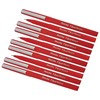 FibrePoint Fineliner Pens, RED, Extra Fine Tip (0.5mm), Pack of