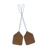 Pack of Two Amish Valley Products Leather Fly Swatter Brown