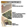 Tactical Molle Car Sun Visor Organizer, Large Molle Visor Panel