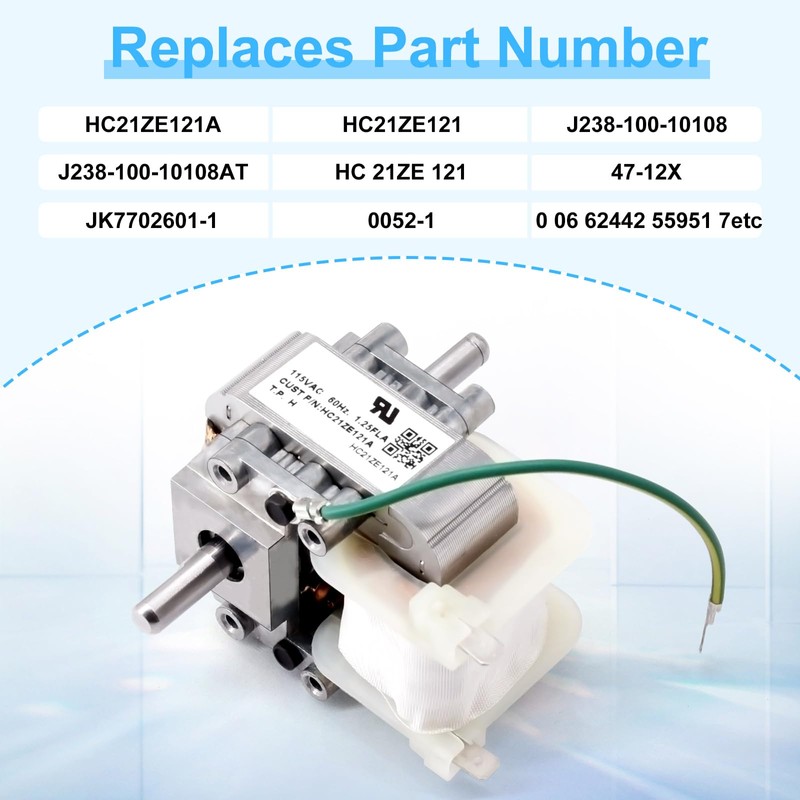 Replacement HC21ZE121A HC21ZE121 Draft Inducer Motor for Carrier Bryant Payne