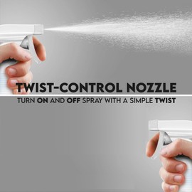 Hildbrandt 16oz 500ml Empty Plastic Spray Bottles for Cleaning Solutions Tattoo Flower Mist Bottle Hair Salon Tool Hair Dressing Refillable (Black, Small-3)