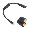 Waterproof Y Splitter 1T2 Cable with 3 Pin Connector for