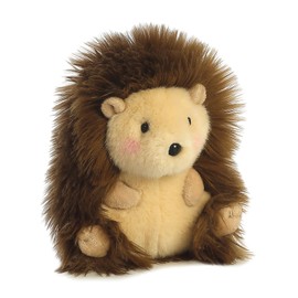 Aurora Adorable 5 Inch Brown Hedgehog Plush Toy for Kids and Collectors