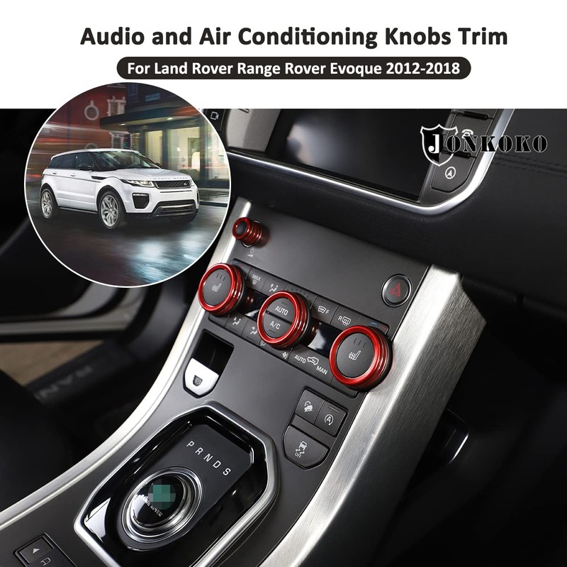 YIWANG Aluminum Alloy Car Interior Decorations Audio and Air Conditioning