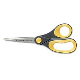 Westcott 14849 Non-Stick Titanium Bonded Scissors, 8-Inch Straight