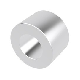 Aluminum Spacer 3/4" OD x 3/8" ID x Choose Your Length, Round Spacer Unthreaded Standoff Bushing Plain Finish, Fits Screws Bolts 3/8" or M10 by Metal Spacers Online (1/2" Length, 5 Pack)