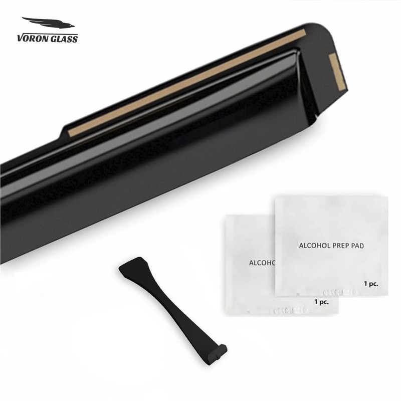 Voron Glass in-Channel Extra Durable Rain Guards for Chevy Silverado/GMC