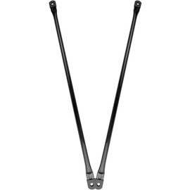 35.4inch/90cm Garden Swing Replacement Rods, Black Metal Round Rods for Hanging Swing Seat to Frame(2PCS/CTN)