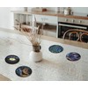 4 x Round Dragon Coasters - Mythical Cartoon Funny Men