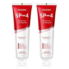 YAYASHI Sp-4 Ultra Whitening, Sp 4 Toothpaste, Ultra Whitening Toothpaste Sp - 4, Probiotic Brightening Toothpaste,Deep Cleaning Care Toothpaste,Fresh Breath120g(2pcak) - Specification: 1 PCS