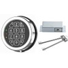 Gun Safe Lock Replacement Solenoid Lock with 2 Override Keys
