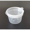 SHC Web 100 x Mini 10ml Hinged Lid Pots -
