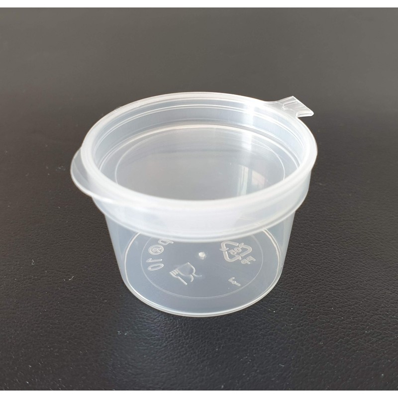 SHC Web 100 x Mini 10ml Hinged Lid Pots -