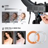 NEEWER 55W 18"/45cm Ring Light Kit [New Version], 5600K Dimmable