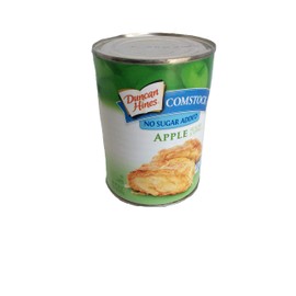 Comstock, No Sugar Added, Apple Pie Filling and Topping, 20oz Can (Pack of 3)