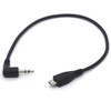 PIIHUSW Angled 3.5 TRS to Mini USB Cable, 90 Degree