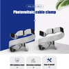Shengsenfu Solar PV Cable Clamps, 50 Pcs Stainless Steel Metal