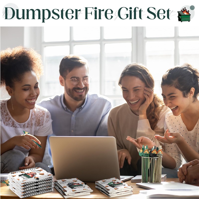 Resurhang 60 Pcs Employee Appreciation Dumpster Fire Gifts Dumpster Fire
