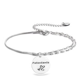 Melix Home Godmother Bracelet Wedding Gift for Godmother Jewellery Bracelets, Stainless Steel