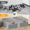 Aokeyee Shoe Organizer for Closet, 2 Pack Large Shoe Storage