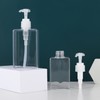 Large Transparent Refillable Lotion Pump Dispenser for Bathroom Organization 280ml (Large) 5ea