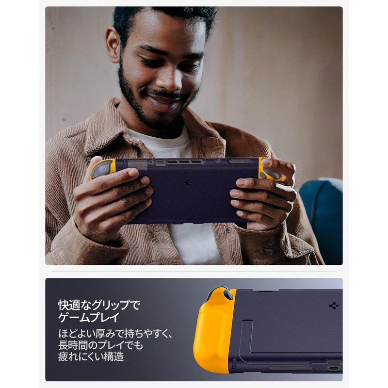 Spigen Switch2 Compatible Case Joycon Detachable Cover Kickstand Protective Shockproof