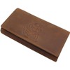 myledershop Large Buffalo Full Leather Women's Wallet / Purse /